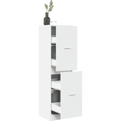 Apothekerschrank Weiß 40x41x144,5 cm Holzwerkstoff