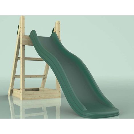 REBO Toboggan Grizzly Vert 220 x 60 cm (1/3)