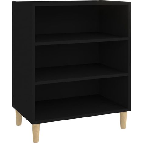 Étagère basse Noir 57x35x70 cm (1/5)
