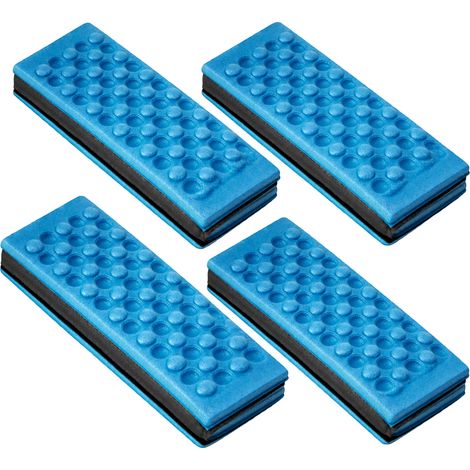Blue Mini Folding Mat, Compact and Portable Design, 4-Pack (1/5)