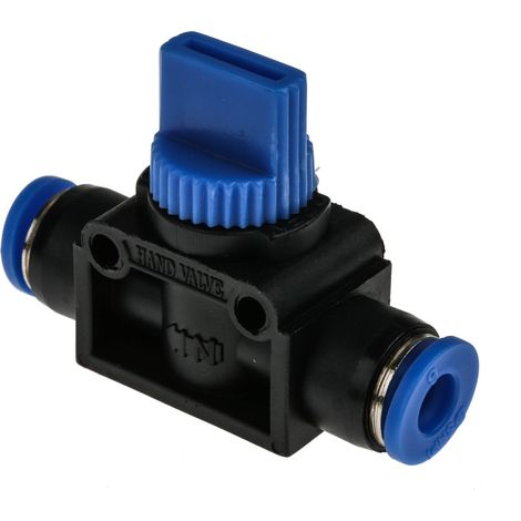 Vanne pneumatique RS PRO HVFF Poignée rotative, 6mm ( Prix pour Paquet de 10 ) (1/4)