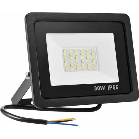(1 paquete) Foco LED exterior de 30 W, resistente al agua IP65, potente foco LED exterior, luz blanca fría de 220 V, foco LED exterior, iluminación de seguridad, LED para jardín, garaje, color (1/5)