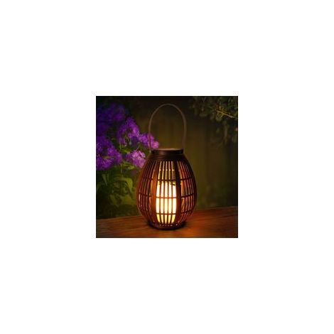 Lanterne Solaire Exterieur Lanterne Solaire Bougie LED Décorative Étanche Lampe Suspendue Lumières Jardin pour Garden Patio Pelouse Porche Fête (1/4)