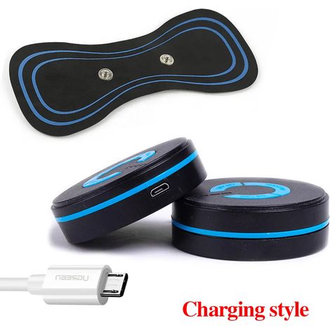 EMS-Nackenmassagegerät, Mini-Vibrationsmassagegerät für Körper und Rücken, elektrische Muskelstimulation, Schmerzlinderung, Wirbelsäulenmassagegerät mit 6 Modi – AquaForge