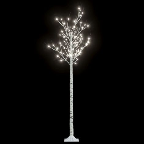 Árbol de Navidad LED blanco frío sauce interior exterior 1,8 m vidaXL (1/5)