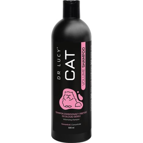 DR LUCY - CAT VOLUME SHAMPOO 500 ML CONCENTRATED, VOLUME-BOOSTING SHAMPOO FOR LONG-HAIRED CATS