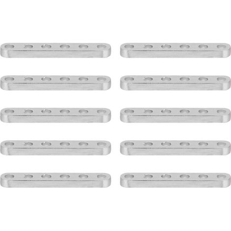 10 pièces Supports de Fixation Aluminium Plat 4x8mm pour Robotique et Équipements Industriels (1/5)