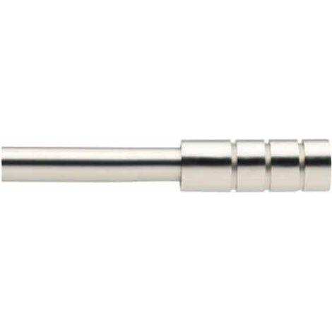 Bastone per tenda in ferro estensibile cm 160 - 300 inox satinato