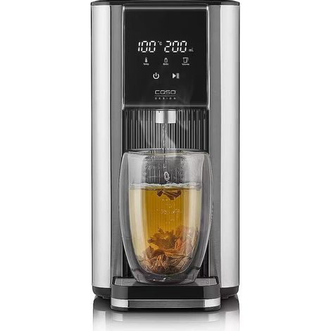 Distributore acqua calda Caso HW 620 nero acciaio 2600 W