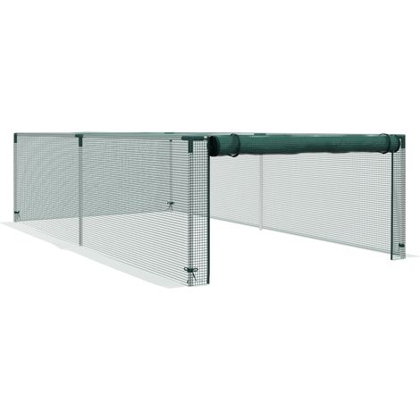 8' x 4' Pflanzenschutzkäfig mit Tür, Grün