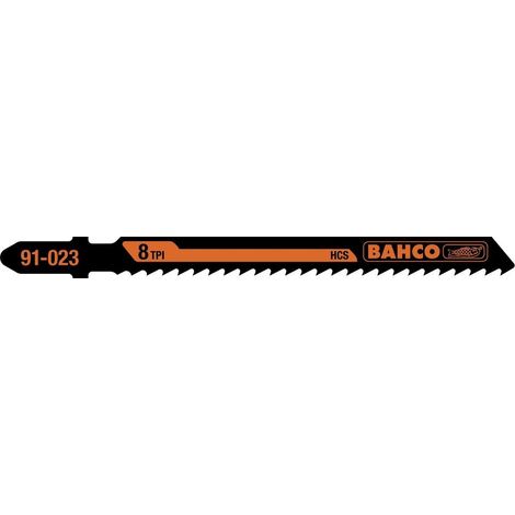 Lame de scie sauteuse Bahco 443 bi-métal 5 pièces 6 TPI