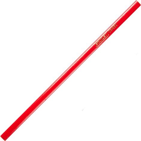lápiz de carpintero. acero. rojo. longitud 176mm. marca ce - stanley