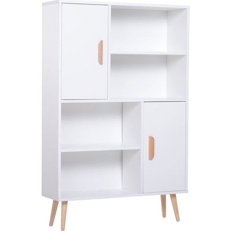 Bibliothèque scandinave DANISH blanche (1/5)
