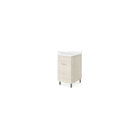 LAVATOIO LEGNO 45X50 ROVERE GHIACCIO