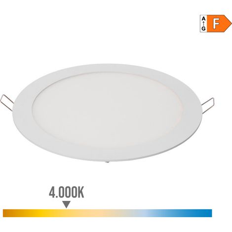 LED Einbaudownlight rund 20W Tageslicht 4000K 1500lm weiß  Elektroerosionsgerät Ø 22,5 cm 31572