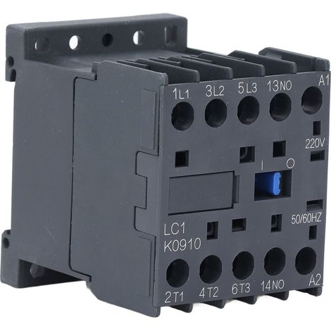 Contacteur AC compact 20A type K, boîtier ignifuge PC, 1 contact normalement ouvert (1/5)