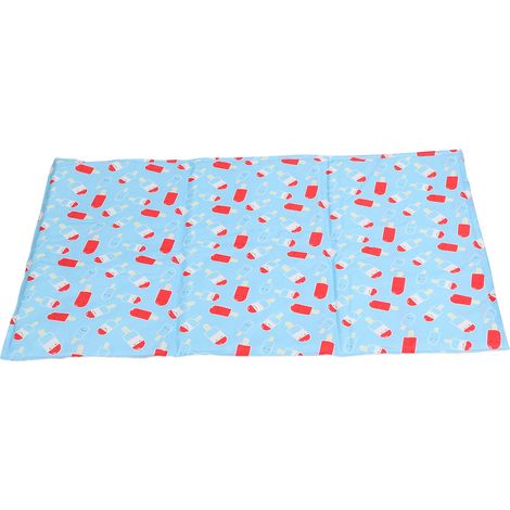 Tapis rafraîchissant pour animaux de compagnie, motif dessin animé, pour chat ou chien, coussin en gel rafraîchissant, couverture idéale par temps chaud. Dimensions : 89,5 x 59,5 cm / 35,2 x 23,4 pouc (1/5)