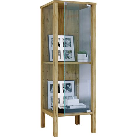 Glasvitrine Jensol mit ESG Glas stehend