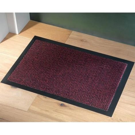 Tapis - - COL 02 - Rouge - 80x120 cm - Antidérapant en vinyle (1/3)