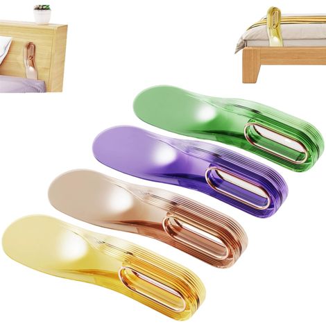 Ensemble de 2 pièces comprenant un lève-matelas et un organiseur de draps multicolore (1/5)