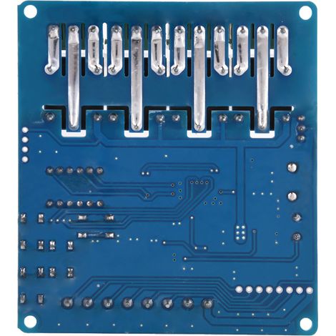 Module Relais Temporisé 4 Canaux 8-36V avec Optocoupleur, LED et Interface Multifonction (1/5)