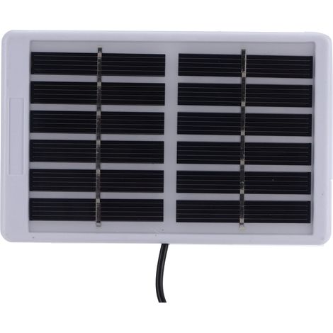 6V 1,2W polykristallines Silizium-Solarpanel mit Micro-USB-Anschluss, Solarladegerät für den Außenbereich (1/5)