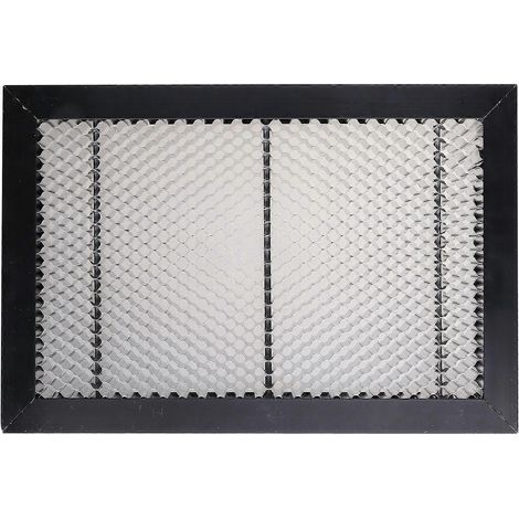 Table de travail en aluminium alvéolé pour graveur laser CO2 - 300 x 200 x 22 mm (1/5)