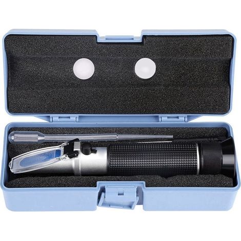Testeur Portable d'alcool, 0-80% Réfractomètre Testeur D'outil de Mesure de la Teneur en Alcool avec Compensation Automatique de la Température 030℃ (1/5)