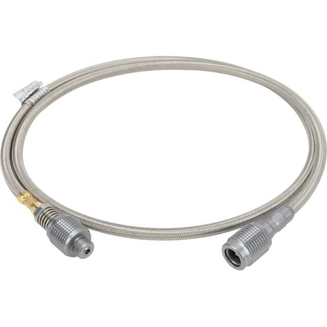 Tuyau de gaz propane résistant à haute température, flexible en acier inoxydable, adaptateur pour camping extérieur (1/5)