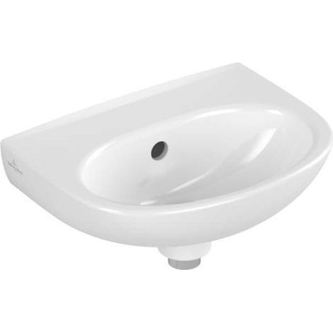 villeroy boch Villeroy & Boch O.novo Handwaschbecken, 360x275x145mm, 434036, mit Überlauf, Weiß Alpin, 43403601 (1/3)
