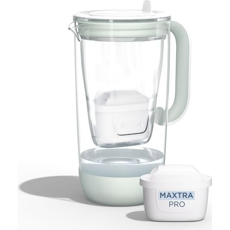 Brita Glasfilterkanne 2,5 l, Mintgrün