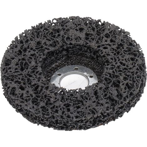 Disque à décaper la peinture 11,4 cm (4,5 pouces), noir, étanche, en acier inoxydable, silencieux, pour acier inoxydable (1/5)
