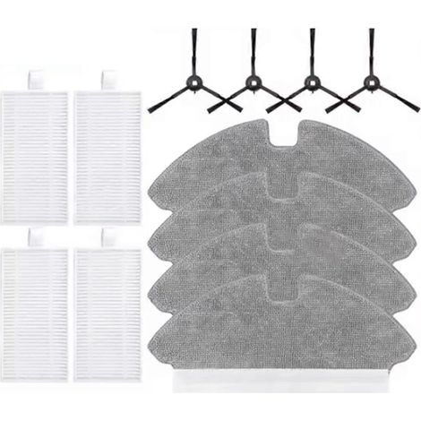 Lot de 12 filtres pour brosse latérale de balai-serpillière Okami R11 (1/5)