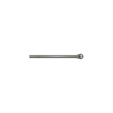 6 x BASTONE METALLO D 20/17 120/210CM PALLA NICHEL