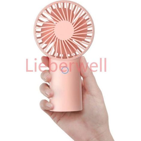 4000mAh USB ZEMINPEOEL Portable Mini Fan, Rechargeable Foldable Fan, Pink, for Home and Office (1/5)