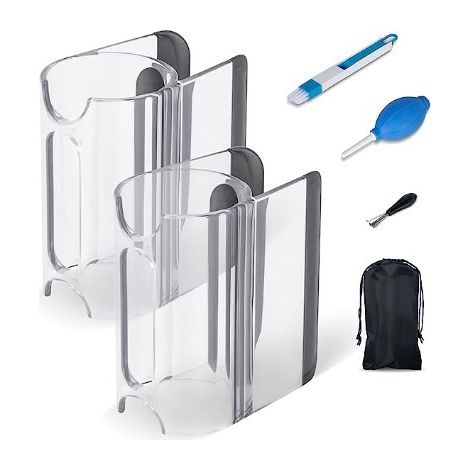 Lntyq 2 Pièces Clip Support d’ Accessories pour Aspirateurs V7 V8 V10 V11 V12 V15, Organisateur Rangement pour Brosse Kit d' Aspirateur, avec Outils de Nettoyage