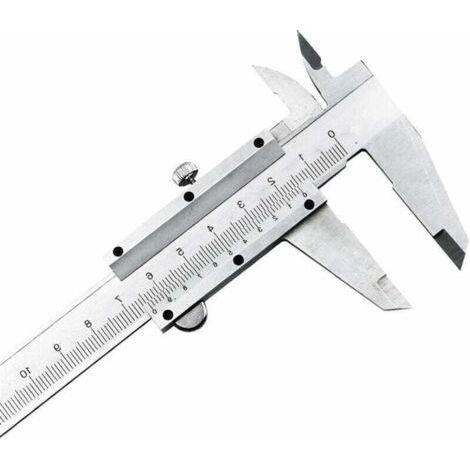 Professionnel Pied à Coulisse Acier Inoxydable Caliper de 150mm Précision Digital en Acier inoxydable Outil Micromètre Vernier (1/4)