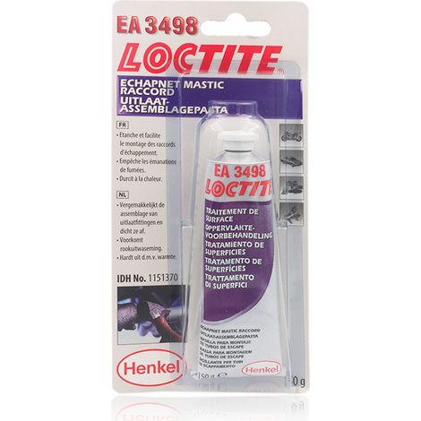Loctite – Mastic de fixation pour pot d'échappement – Résistance jusqu'à 800 °C – Tube 150 gr – Étanchéité durable et absorption des vibrations