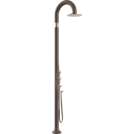 Doccia da Esterno Giardino Miscelatore Deviatore e Doccetta Mobile Arkema Funny Yin Dove Gray (1/5)