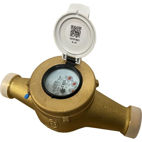 Wasserzähler f.Kaltwasser max.30 Gr.C MNM Q3:16m3/h CE o.Verschrbg 2" AG