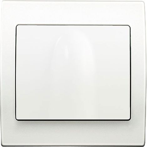 SIEMENS Sortie de cable Blanc Delta Iris + Plaque basic Blanc