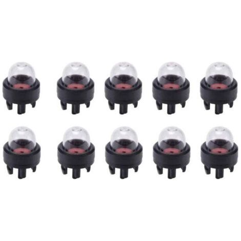 10 Pièces Ampoule Amorçage D'essence, Ampoule de Carburant Pompe, Bulle D'huile de Carburateur, pour Stihl/Weed Eater/McCulloch/Ryobi Echo (1/4)