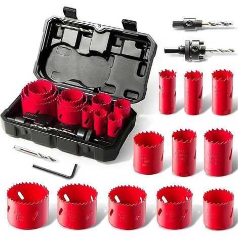 Couronne de perçage de 3/4 po à 2-1/2 po pour jeu de scies cloches (1/5)