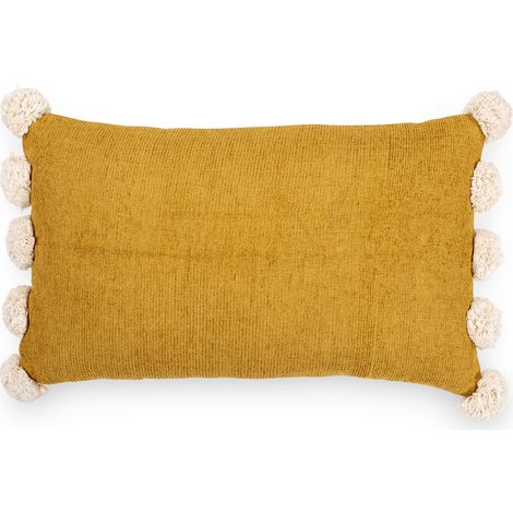 Cuscino in stile boho Bali - Copertura e riempimento inclusi - Effie Marrone