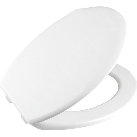 AQUALINE ALICANTE - ABATTANT DE TOILETTE, POLYPROPYLÈNE, BLANC ST262 (1/5)