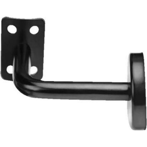 6pcs Supports de rampe d'escalier - Acier inoxydable noir mat Résistants à la rouille - Pour rampe d'escalier - Noir mat (1/5)