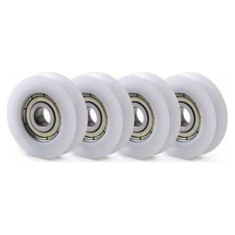 10 PCS U Nylon en Plastique intégré 608 roulements à Billes de Gorge 8 30 10mm Poulie de Guidage,de DEBUNS (1/4)