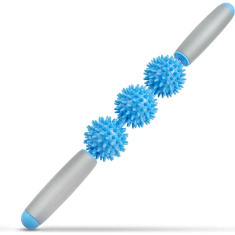 Rouleau de massage corporel, bâton pour jambes, cou et dos, soulagement des points de tension musculaire (1/5)