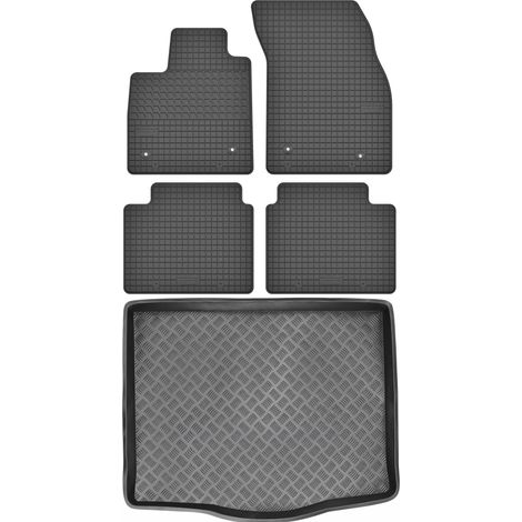 Juego de alfombrillas de goma para coche y alfombrilla para maletero para Ford Focus IV Hatchback (2019)