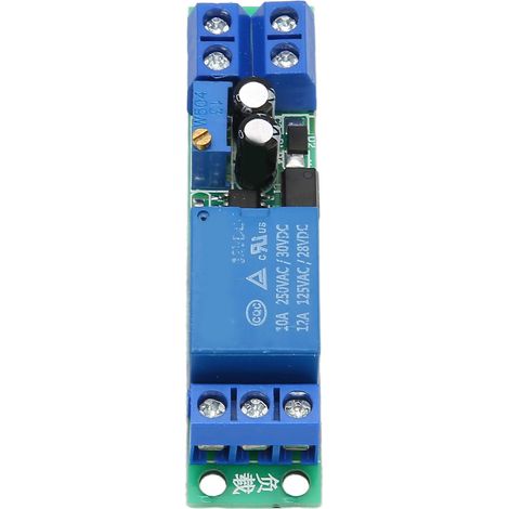 0-25s Timer-Modul, einstellbarer Verzögerungsschalter, 12V DC-Relaisplatine, Kfz- und Haushaltszubehör (1/5)